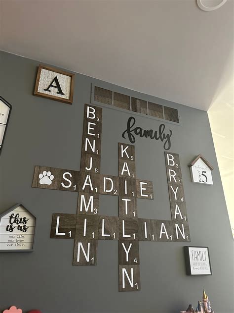 Custom Scrabble Wall Tiles