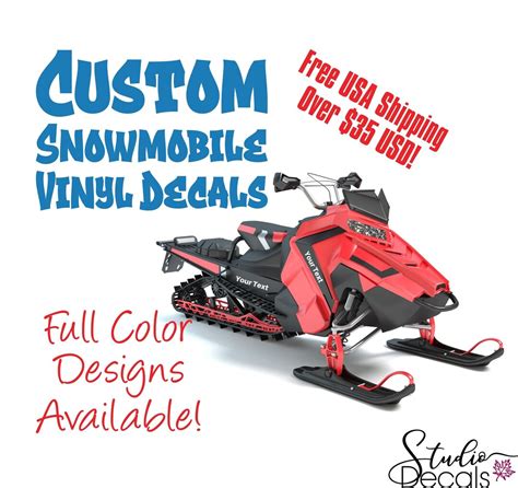 Custom Snowmobile Decals