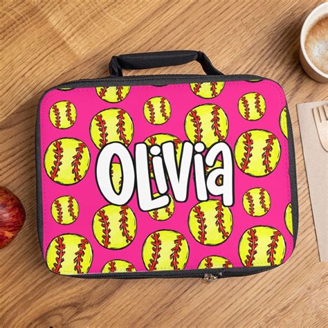 Custom Softball Lunch Bag