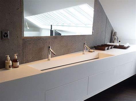 Custom Solid Surface Vanity Tops With Integral Sink