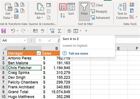 5 Ways Sort Excel