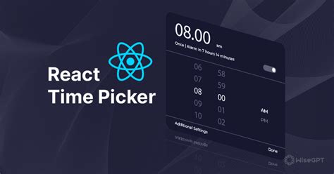 Custom Time Picker In React Js