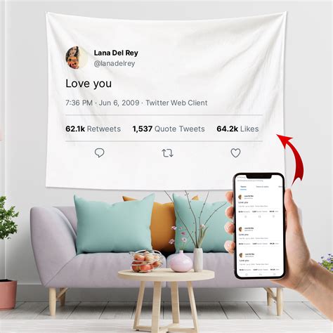 Custom Tweet Tapestry