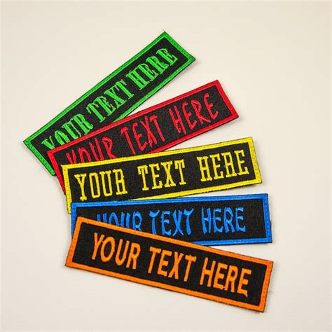 Custom Velcro Patch Name