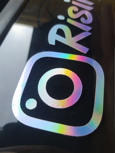 Custom Vinyl Instagram Stickers