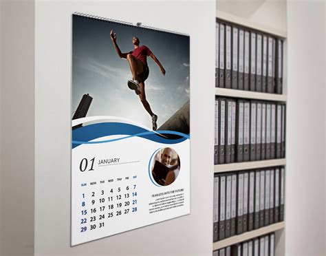 custom wall calendar design