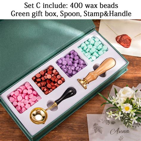 custom wax seal stamp kit