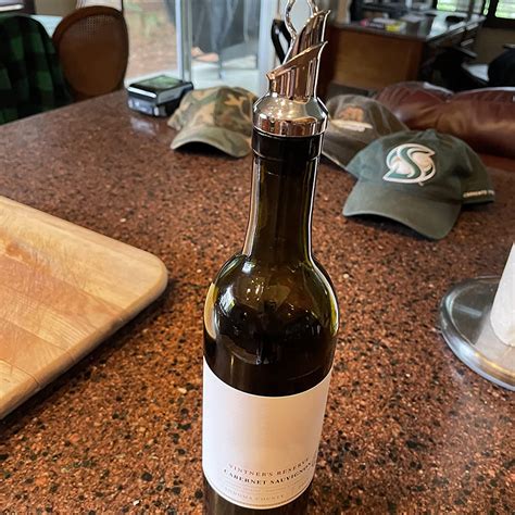 Custom Wine Pourer Stopper