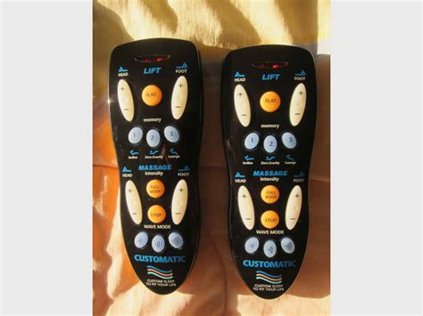 customatic adjustable bed remote