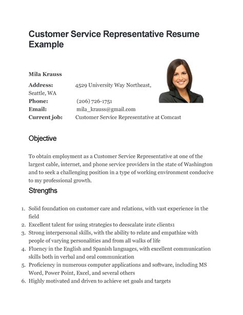 Resume Samples Customer Service Jobs Sample Resumes