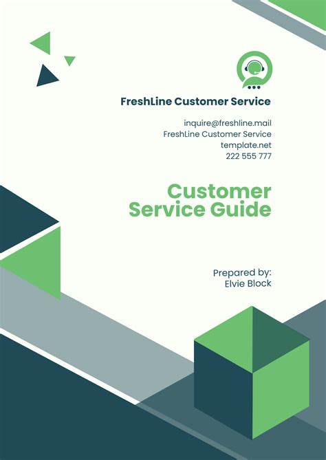 Customer Service Guide Template