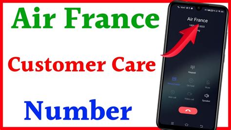 customer service number air france