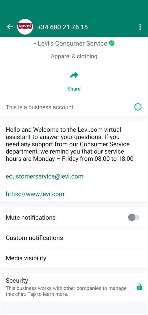 customer service of whatsapp