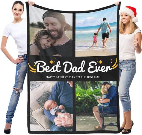 Customizable Blankets For Dad