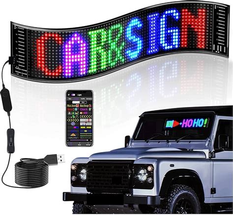 customizable led display for car