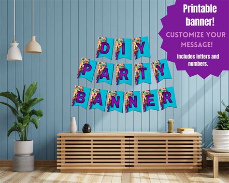 Customizable Party Banner