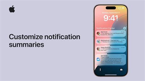 customize affichage notification iPhone