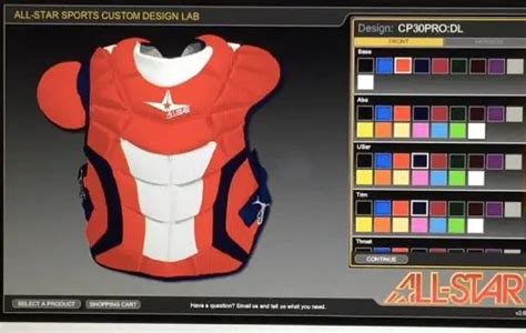 customize your own catchers equipment