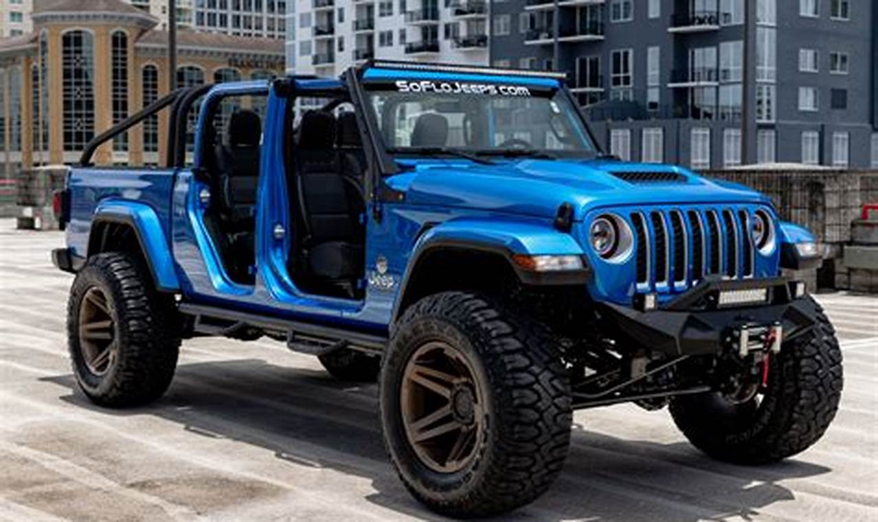 customized jeep gladiator for sale