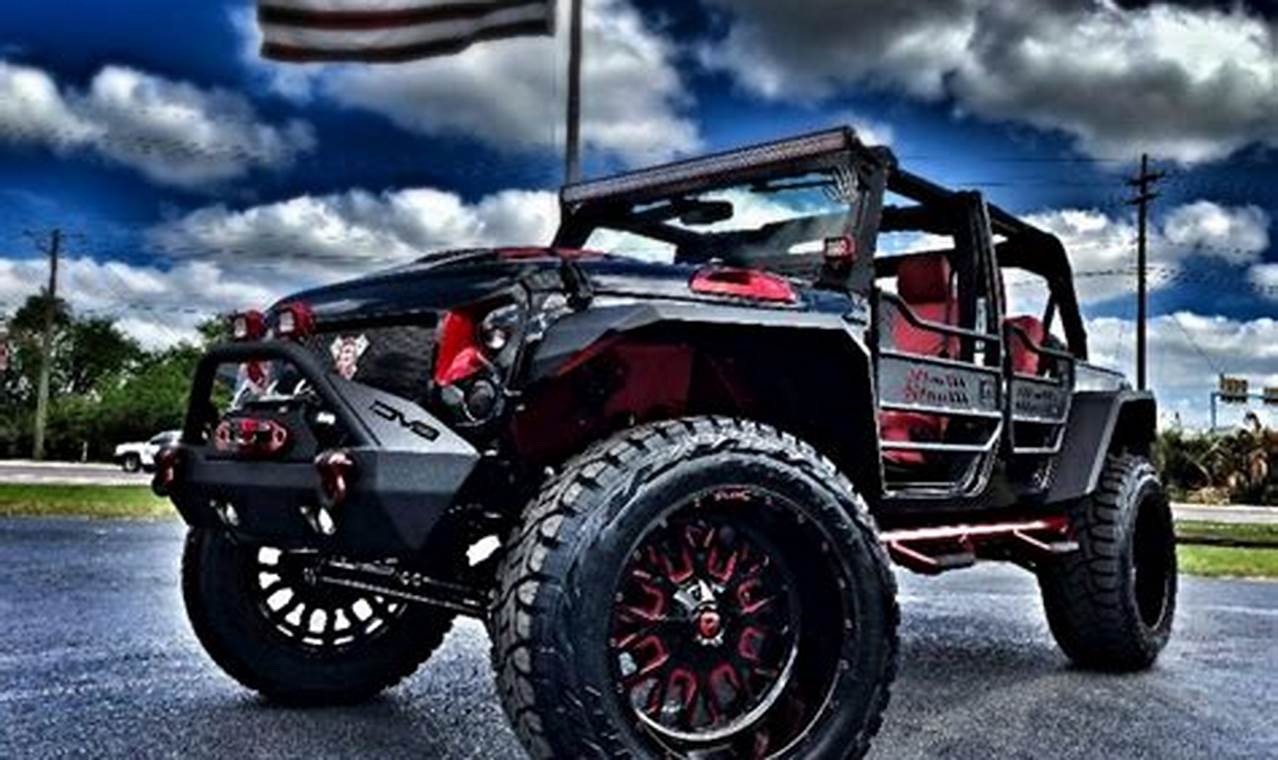 customized jeep rubicon for sale