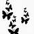 customized stencil template images butterflies and flowers