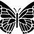 customized stencil template images butterflies cartoon png