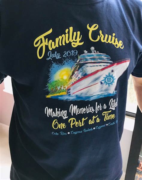 customized cruise t shirts