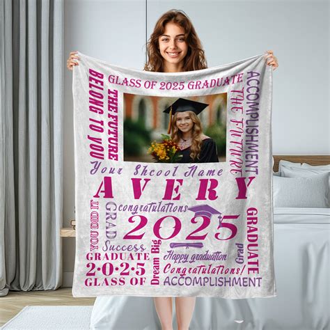 Customized Graduation Blankets