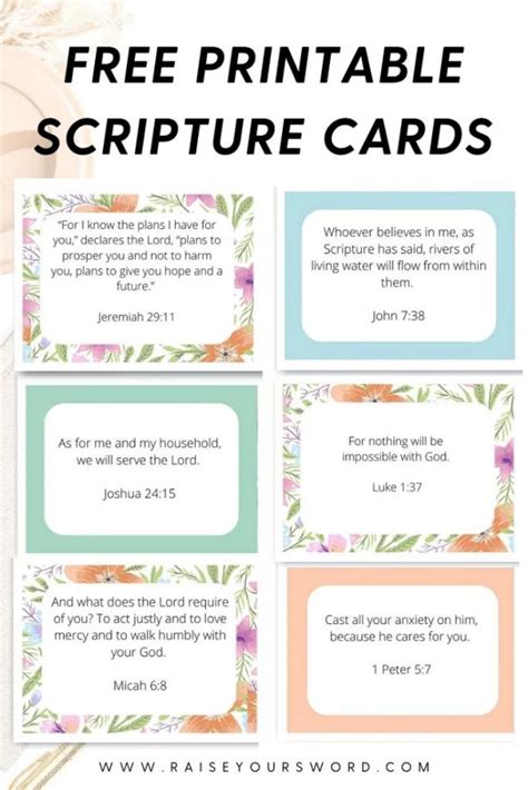 Customized Printables To Help With Scripture Memory