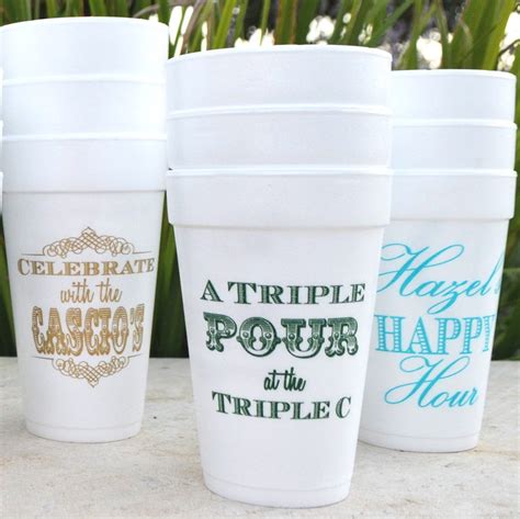 customized styrofoam cups
