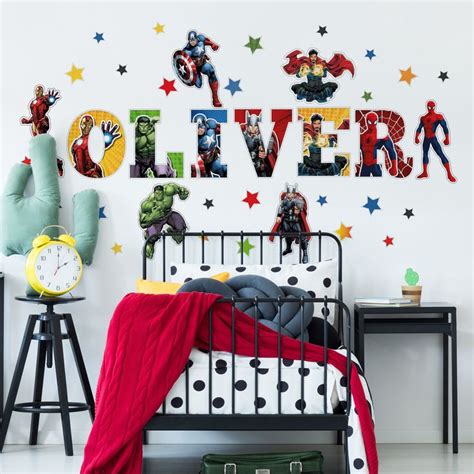 Customized Superhero Wall Decal
