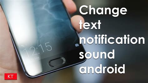 Customizing your text notification sound
