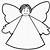 cut out angel printable