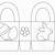 cut out easter egg basket template