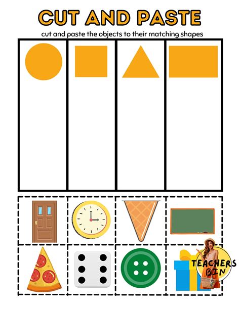 Cut And Paste Activity Sheets