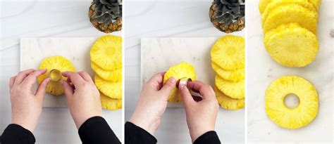 Cut Pineapple Rings