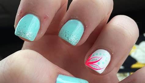 Cute Acrylic Nail Ideas For Light Blue s Some Girls Tend To