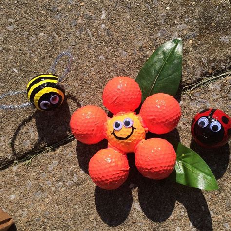 DIY Cute Golf Ball Ladybugs How To Instructions