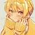 cute anime boy yellow hair