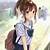 cute anime girl at school