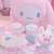 cute anime items pink