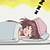 cute anime sleep gif