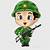 cute army soldier cartoon