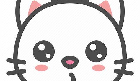Cute Avatar Kitty Cat Face Kitten Icon Download On Iconfinder