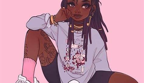 💖 vicki 💖 on Twitter | Girls cartoon art, Cartoon art styles, Black