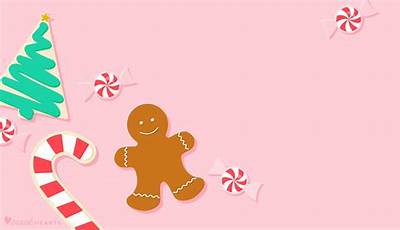 Cute Christmas Wallpaper Gingerbread