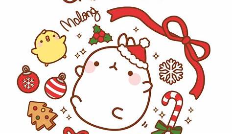 Cute Christmas Wallpaper Molang