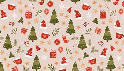 Cute Christmas Wallpaper Neutral