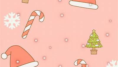 Cute Christmas Wallpapers Aesthetic Pink