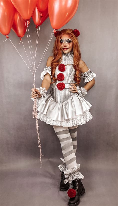 Womens Hoopdress Clown Costume Cute Clown Costume Ideas